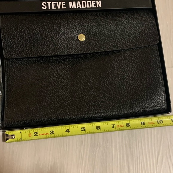 Never Used/NWT Steve Madden Black Travel Pouch and Card Case set 🖤 - Picture 7 of 11